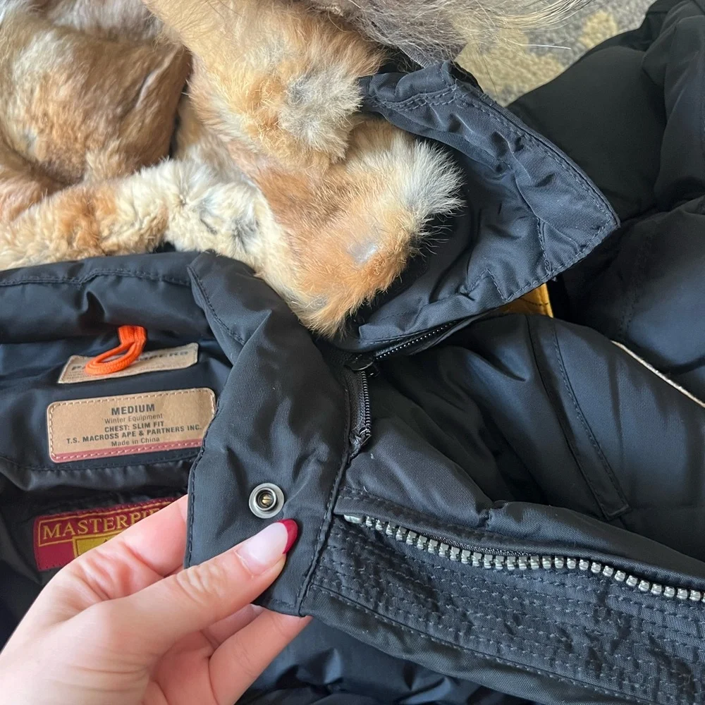 Parajumpers Puffer Coat with Fur Hood - Picture 13 of 13